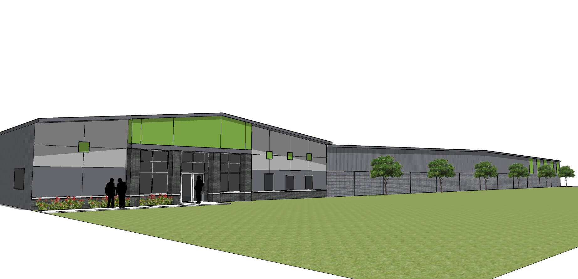 Ancon Designs and Builds New Home for Burns RentAlls, Inc. Ancon