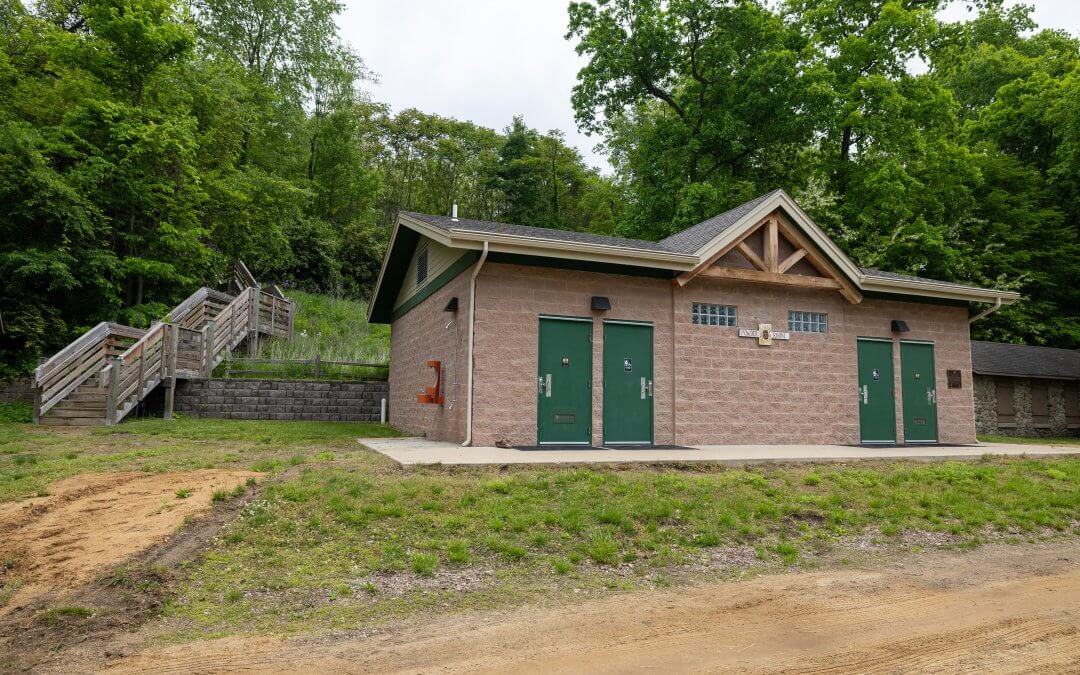 YMCA Camp Eberhart, Powder Room and Stairs